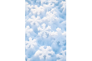 Abstract Snow Pattern, close up of, an Abstract Photo by Lermont51