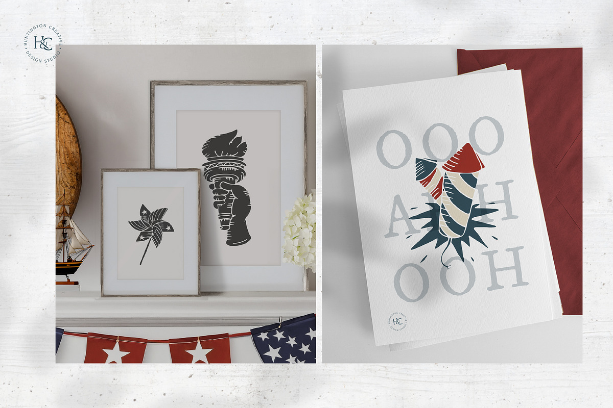 Hand-Drawn America's 250th Images, a Seasonal Illustration by H&C Drawings & Designs (Photo 8 of 15)