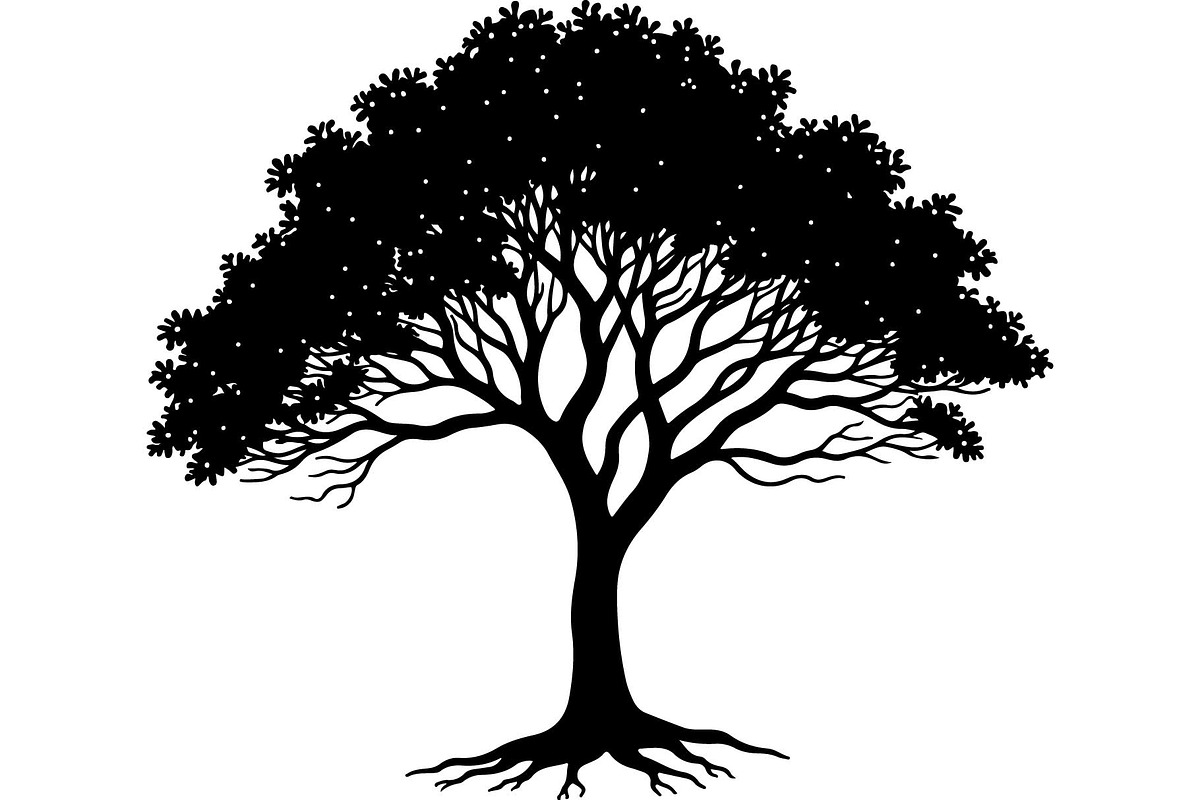 Silhouette Tree Vector Clipart Pack, an Object Graphic by jahid234 (Photo 10 of 10)