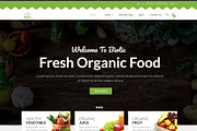 Biotic -Organic Food WordPress Theme, a WordPress Template by ThemeRegion (Thumbnail 1 of 3)