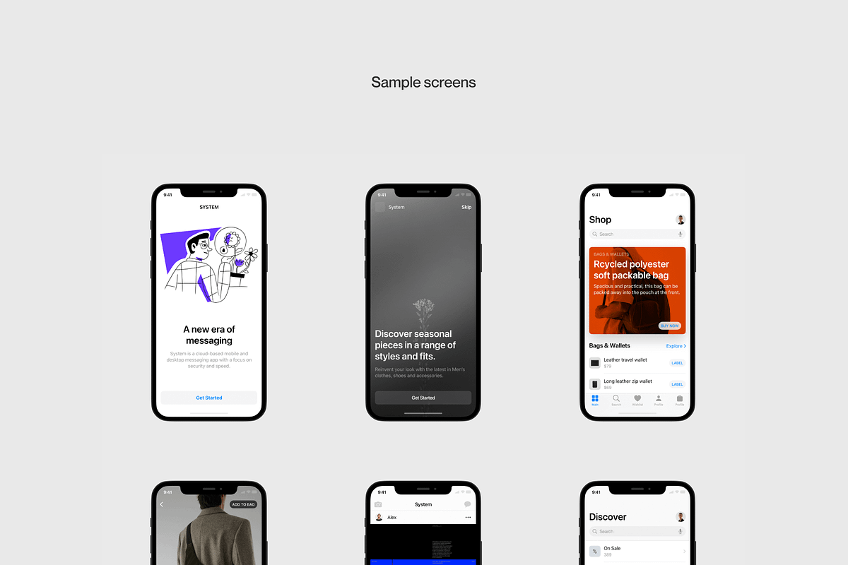 Design Cell UI Kit, an UI Kit Template by Craftwork