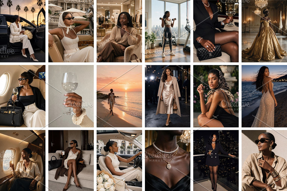 Luxury Melanin Woman Stock Photos, a Person Photo by Selenique Studio (Photo 8 of 12)