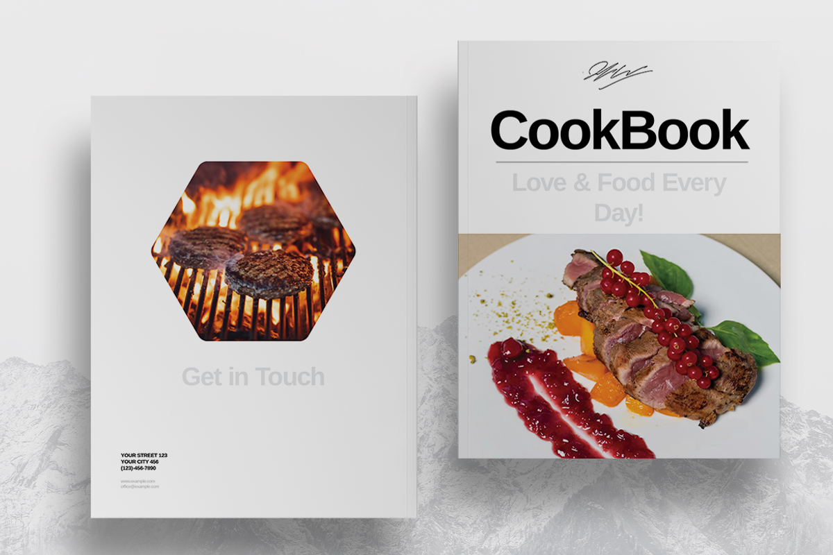 Your Own Cookbook & Recipe Book, a Brochure Template by Boris Cupac (Photo 13 of 13)