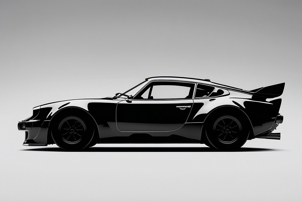 Sports Car Silhouette, an Illustration by balal (Photo 9 of 9)