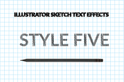 Illustrator Sketch Text Effects, a Layer Style Add-On by Carlos Fernando (Thumbnail 10 of 15)