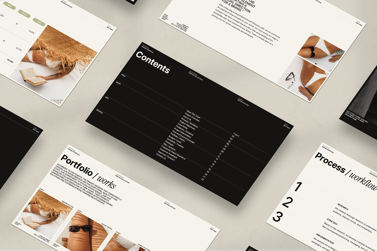 ADE / Brand Proposal, a Presentation Template by Wildnun Studio (Photo 2 of 16)