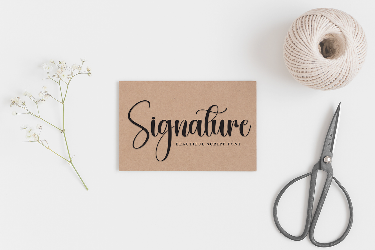 Bigsister | Script Font, a Handwritten Font by Scratchones (Photo 2 of 9)