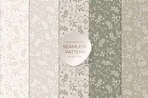 Delicate Neutral Seamless Pattern