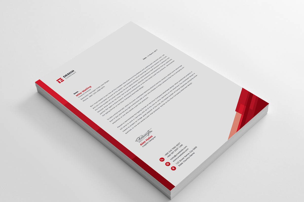 Letterhead, a Stationery Template by Thecodude (Photo 3 of 4)