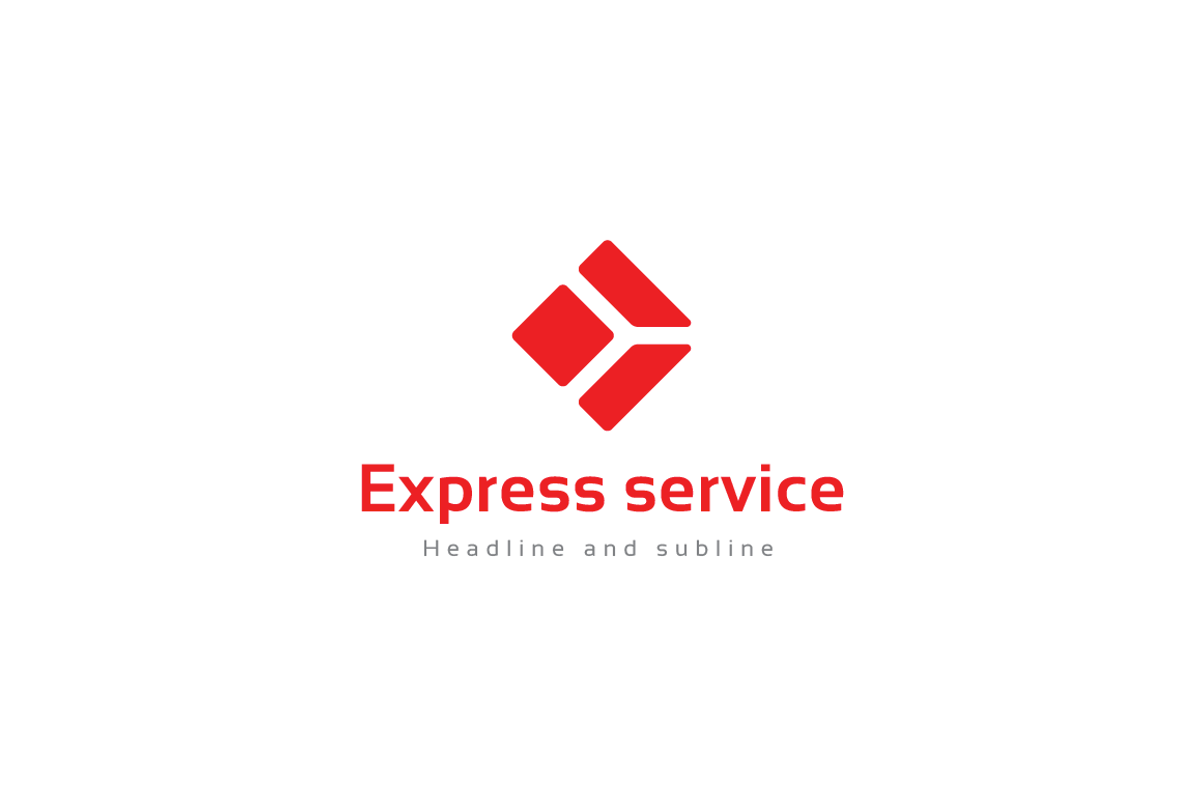 Express service logo., a Branding & Logo Template by Anton Akhmatov