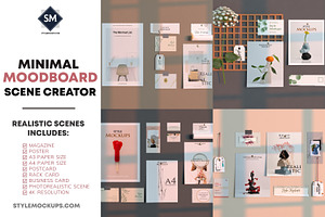 Minimal Moodboard Scene Creator