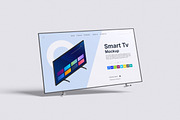 Smart TV Mockup Bundle Set, a Wearable Device Mockup by Rielismee (Thumbnail 3 of 5)