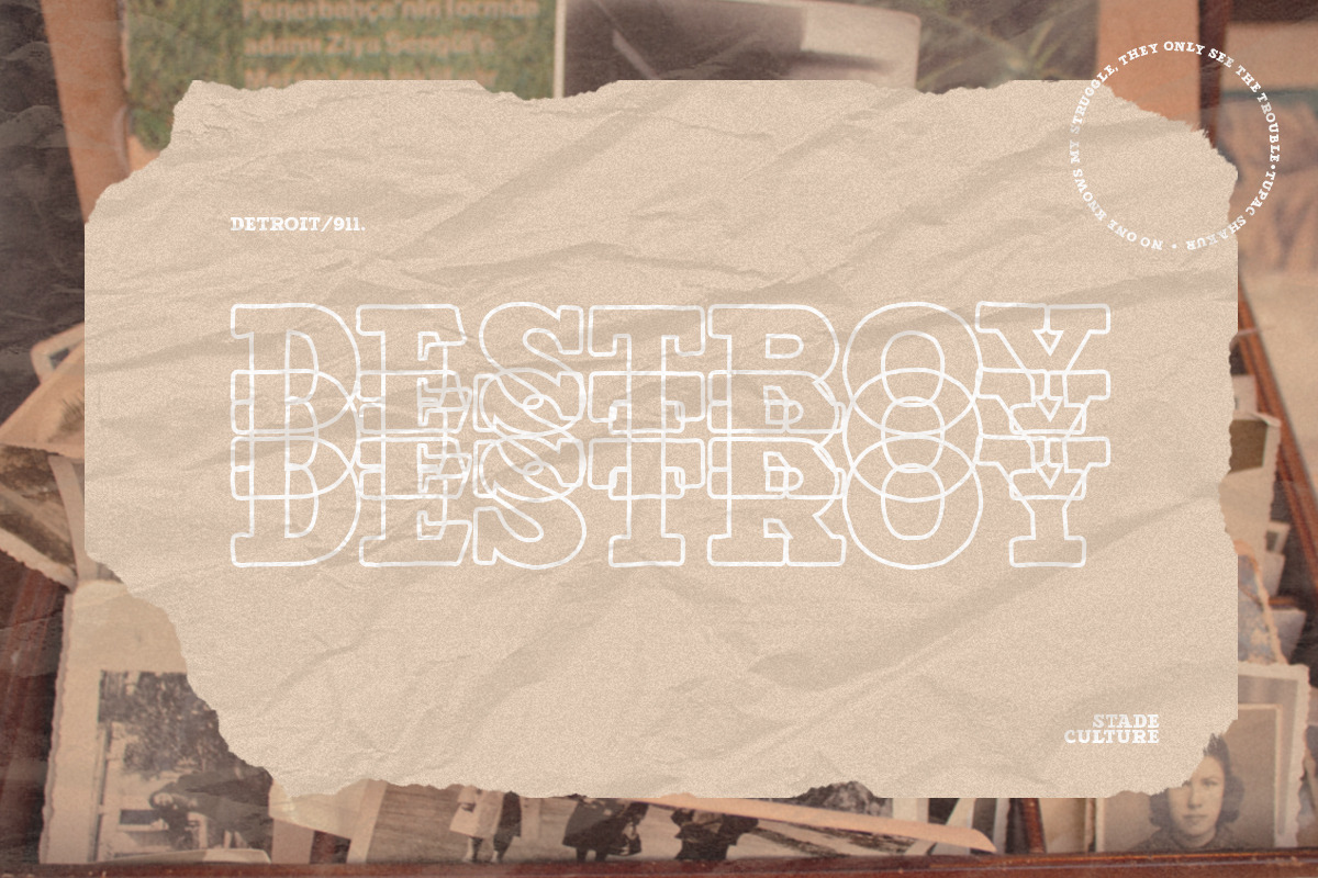 Detroit - Slab Serif Typeface preview 7