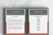 Alex Ani Modern 2-Page Resume, a Resume Template by Stand Out Shop (Thumbnail 3 of 4)