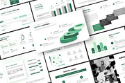 Green PowerPoint Template, a Presentation Template by Artemis-products (Thumbnail 2 of 7)