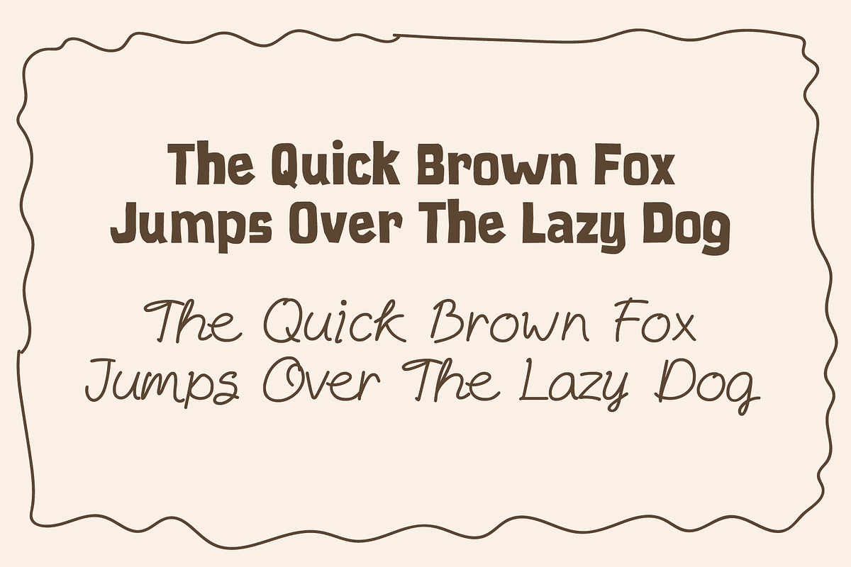 Mokava Font Duo – Irregular Display, a Handwritten Font by Pokal Studio (Photo 2 of 12)