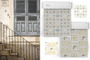 Watercolor Tiles Pattern Collection, a Pattern Graphic by MayaNavits (Thumbnail 10 of 13)