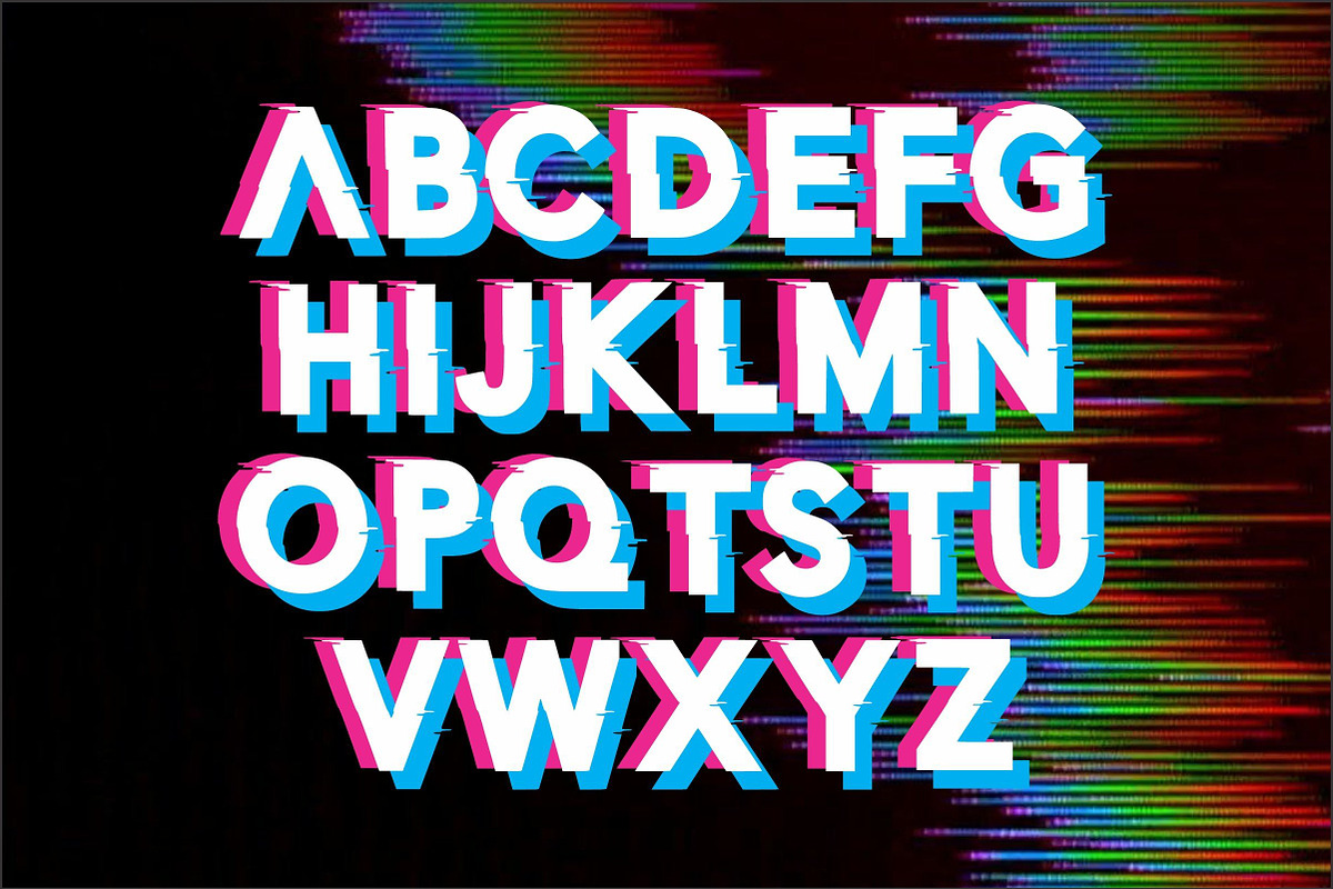 Glitch Mood, a Font by Limited.studio (Photo 4 of 4)