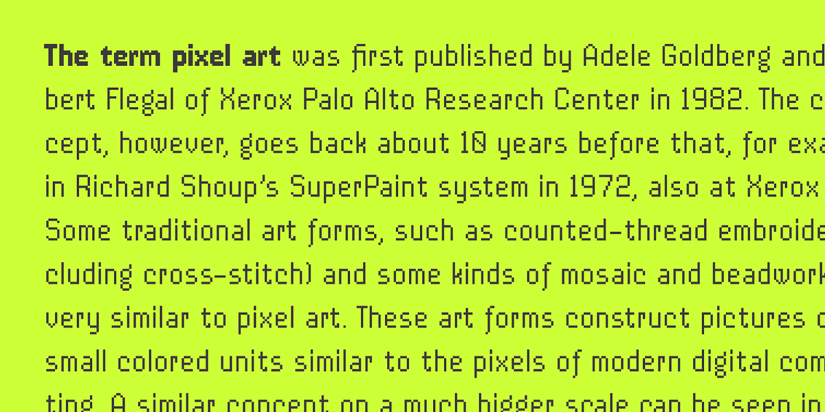 Dixplay, a Font by Emtype Foundry (Photo 4 of 6)