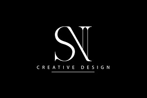 SN,NS Abstract Letters Logo Design