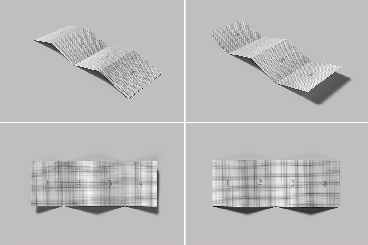 4 Fold A4 Brochure Mockup, an Advertising Mockup by Illusiongraphic (Photo 11 of 21)