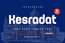 Kesradat - Sans Serif Family