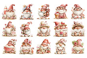 Beach Gnome Watercolor Clipart, a Seasonal Illustration by Nicolle's Colorful Art (Thumbnail 4 of 6)