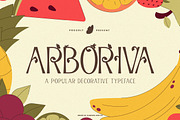 Arboriva - Decorative Font, a Font by Flawless And Co (Thumbnail 1 of 10)