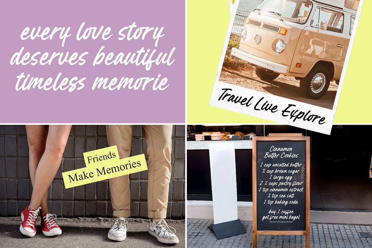 Borthans Modern Handwritten Font, a Script Font by Letterena Studios Script (Photo 8 of 10)