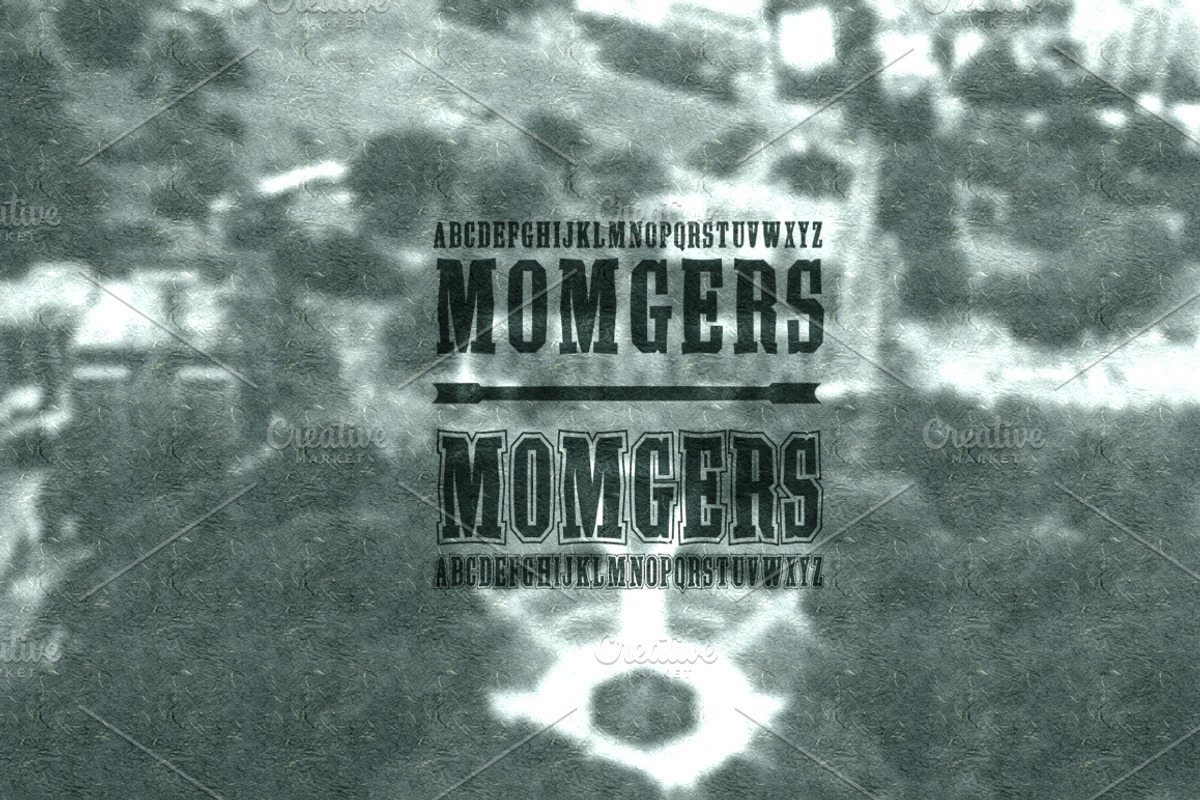 Font | 2 fonts - Momgers College preview 2