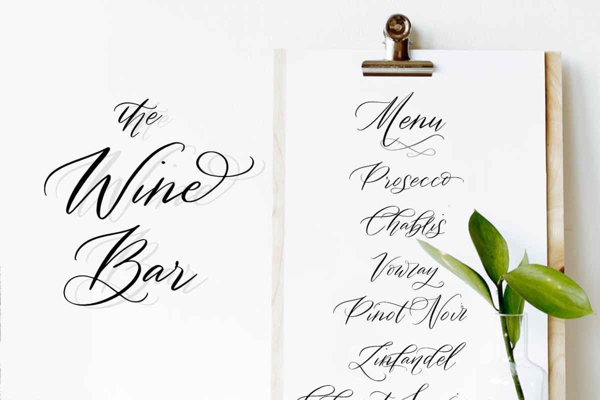 Ophelia Pen, a Script Font by KLUGE+CO (Photo 8 of 11)