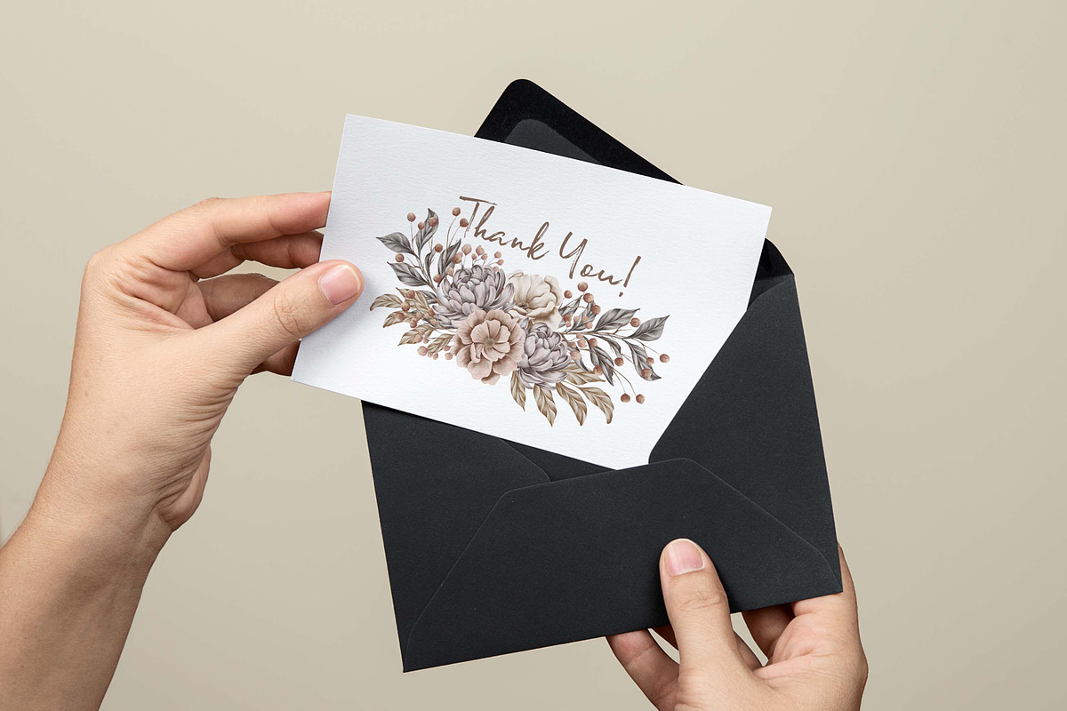 Watercolor Winter Florals Collection, a Decorative Illustration by BarvArt (Photo 14 of 14)