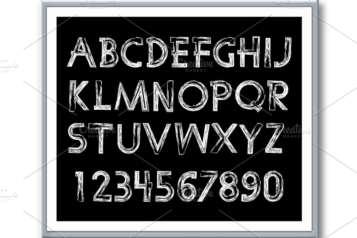 Graphic vector alphabet, an Icon by RODINA (Photo 2 of 3)