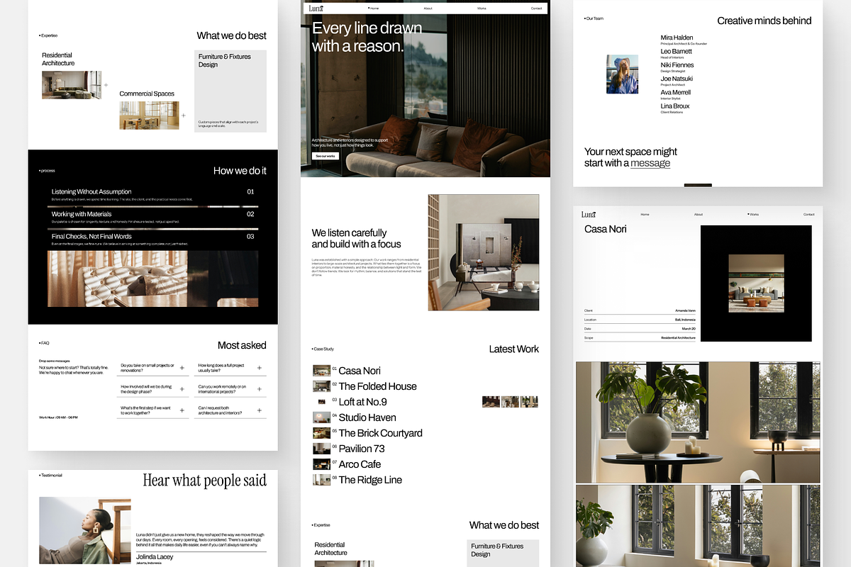 Architecture Figma Template, an UI Kit Template by Rozepaars Design (Photo 2 of 3)