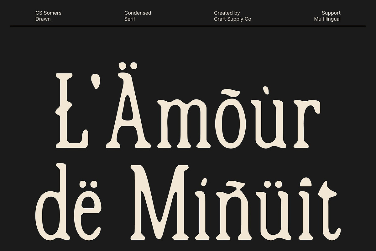 CS Somers Drawn, a Serif Font by Craft Supply Co. (Photo 5 of 8)