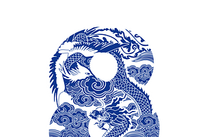 Number 0-9 Design In Chinese Style