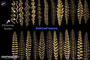 Procreate Brushes Gold Foliage Vol 1, a Brush Add-On by Fashion Workshop Bkk (Thumbnail 7 of 11)