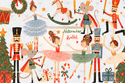 Nutcracker Ballet Clipart, a Decorative Illustration by BigCakeBee (Thumbnail 1 of 3)