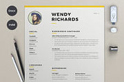 2 Pages resume & Cover, a Resume Template by sz81 (Thumbnail 4 of 5)