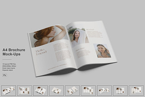 A4 Brochure Mockups