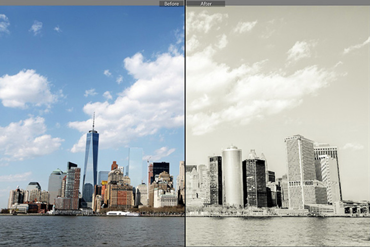 Black and white lightroom presets preview 7