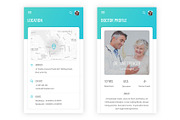 Health & Medical Adobe XD  App, an UI Kit Template by themelove (Thumbnail 5 of 11)