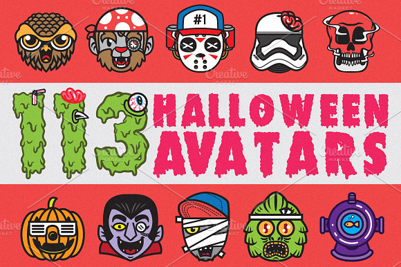 Sale ! Halloween Avatars Free Font