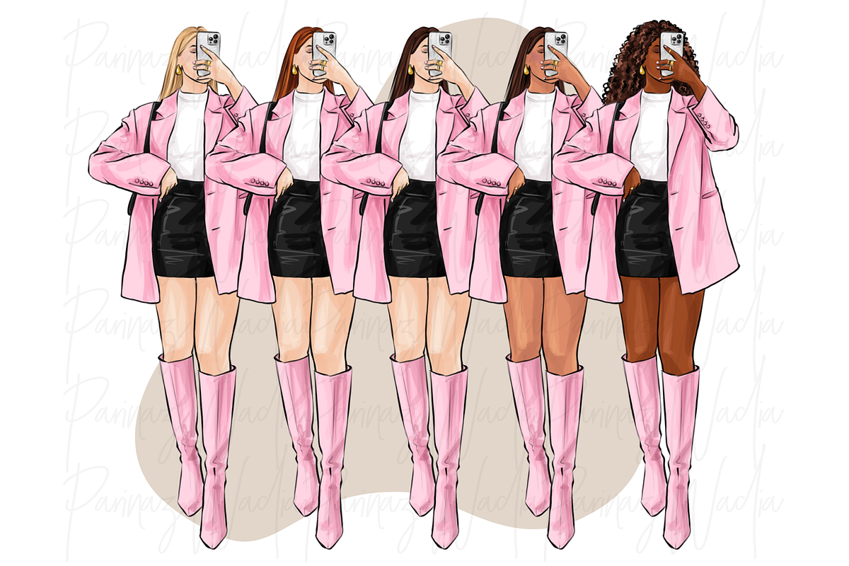 Fashion girls 53 clipart png, a Person Illustration by Parinaz Wadia Design (Photo 4 of 9)
