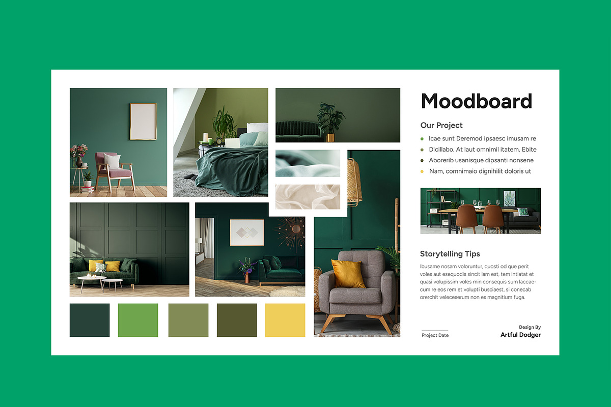 Minimalist Interior Design Moodboard, an UI Kit Template by MightyDesign (Photo 2 of 8)