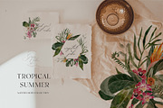 TROPICAL SUMMER- Exotic flora set, a Decorative Illustration by Grace Noboa Illustrations (Thumbnail 4 of 10)