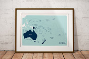 Oceania Maps Collection, an Education Illustration by Illustrationsforteachers (Thumbnail 8 of 8)