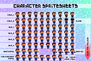 Pixel Character Spritesheets, an Illustration by Firsik (Thumbnail 2 of 2)