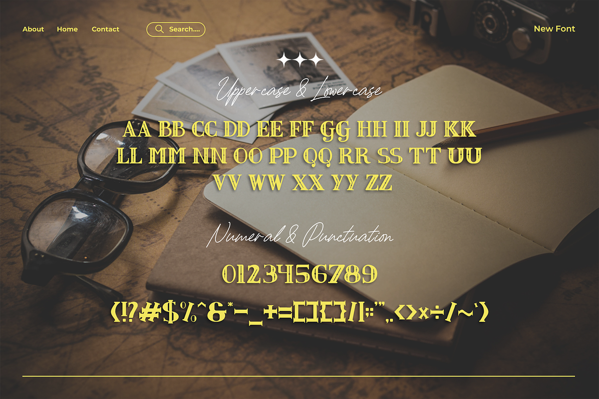 Ganesha - A Classy Vintage Font, a Serif Font by overlaytemplates (Photo 4 of 5)