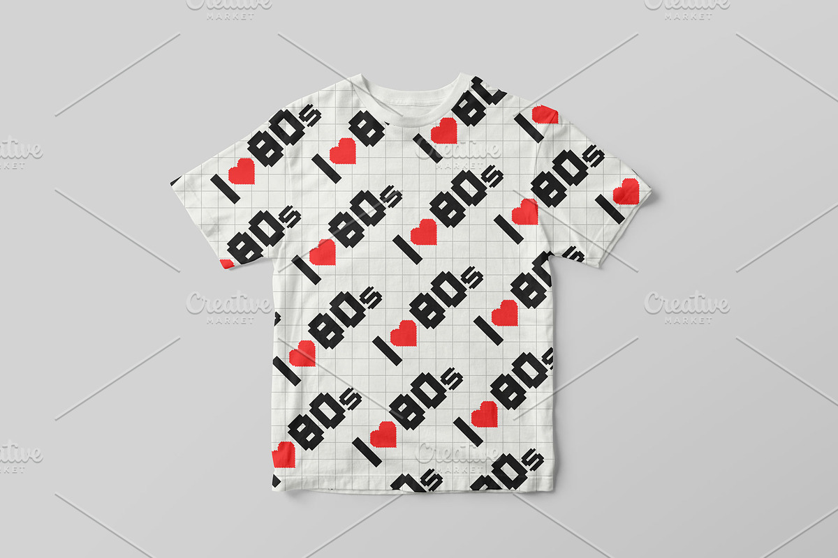 Colorful retro 80s fashion patterns, a Pattern Graphic by ExpressShop (Photo 3 of 6)